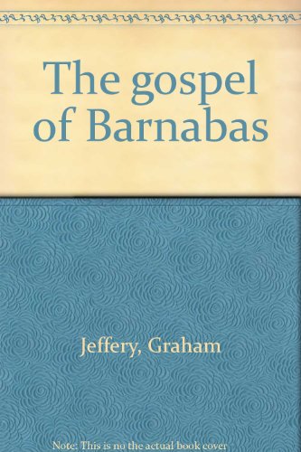 Gospel of Barnabas   1975 9780060641276 Front Cover