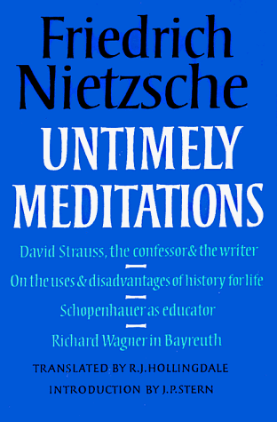 Untimely Meditations   1983 9780521289276 Front Cover