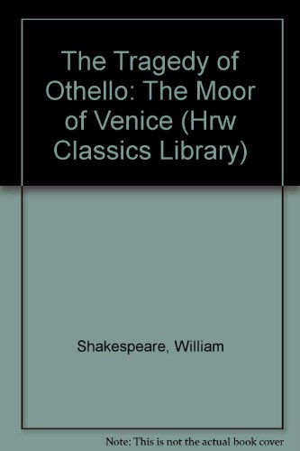 Tragedy of Othello and Moore Venice   1999 9780030522277 Front Cover