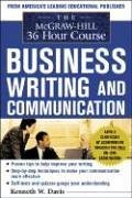 Mcgraw-Hill 36-Hour Course in Business Writing and Communication Manage Your Writing  2005 9780071441278 Front Cover