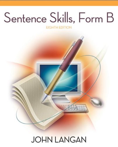 Sentence Skills, Form B  8th 2009 9780073533278 Front Cover
