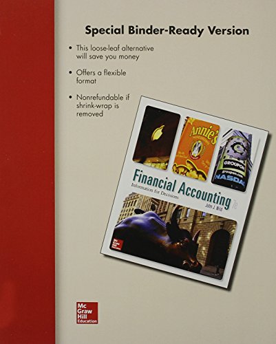 Loose-Leaf for Financial Accounting: Information for Decisions  7th 2015 9780077845278 Front Cover