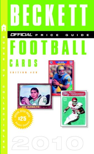 Football Cards 2010  29th (Large Type) 9780375723278 Front Cover