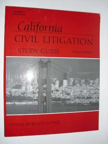 Sgd-California Civil Litigatio  4th 2005 9781401858278 Front Cover