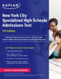 New York City Specialized High School Admissions Test  7th 9781609788278 Front Cover