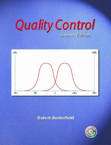 Quality Control  7th 2004 9780131131279 Front Cover