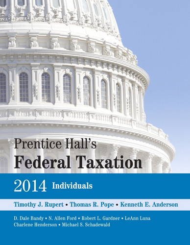 Prentice Hall's Federal Taxation 2014 Individuals  27th 2014 9780133450279 Front Cover