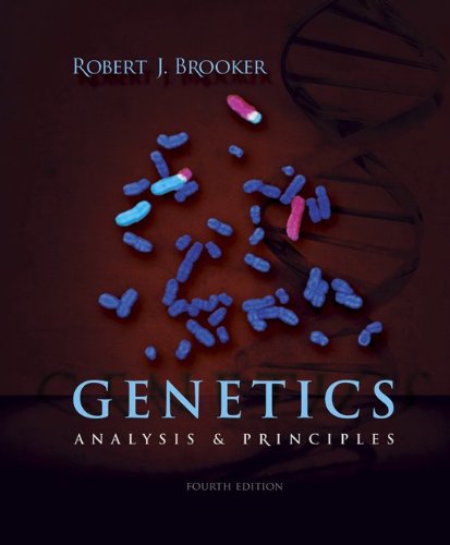 Genetics Analysis and Principles 4th 2012 9780073525280 Front Cover