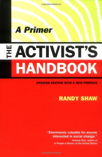 Activist's Handbook A Primer 2nd 2001 (Revised) 9780520229280 Front Cover