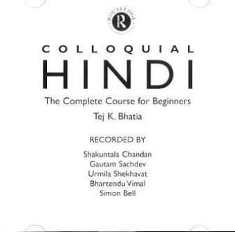 Colloquial Hindi The Complete Course for Beginners 2nd 2006 (Revised) 9780415395281 Front Cover