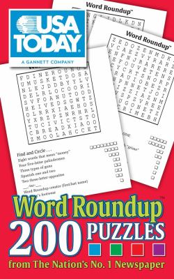 USA TODAY Word Roundup 200 Puzzles from the Nation's No. 1 Newspaper  2012 9781449418281 Front Cover