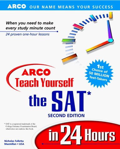Teach Yourself the SAT in 24 Hours 2000th 9780028633282 Front Cover