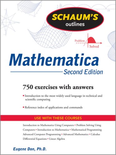 Schaum's Outline of Mathematica, Second Edition  2nd 2009 9780071608282 Front Cover