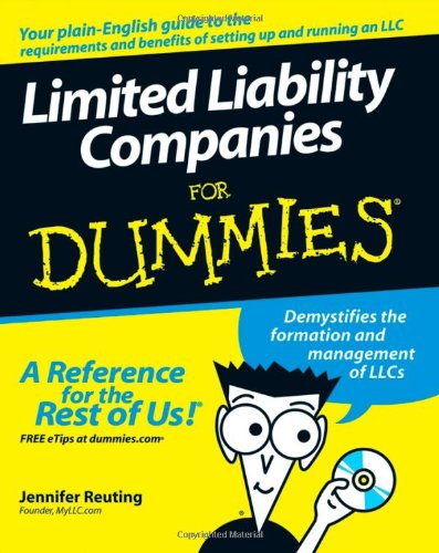 Limited Liability Companies for Dummies   2008 9780470173282 Front Cover