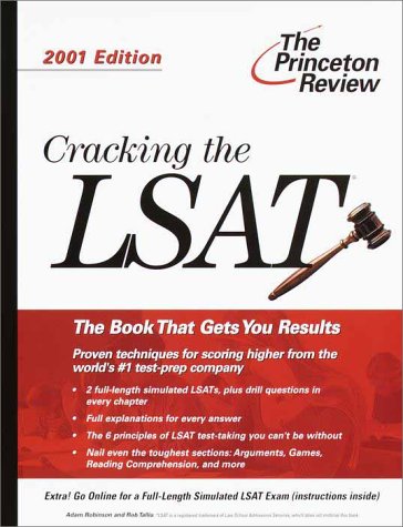 Cracking the LSAT 2001  N/A 9780375756283 Front Cover