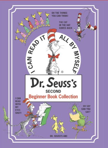 Dr. Seuss's Second Beginner Book Boxed Set Collection The Cat in the Hat Comes Back; Dr. Seuss's ABC; I Can Read with My Eyes Shut!; Oh, the Thinks You Can Think!; Oh Say Can You Say? N/A 9780375871283 Front Cover