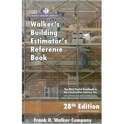 Walker'Building Estimator's Reference Book 8th 2006 9780911592283 Front Cover
