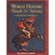 World History : People and Nations - Modern World 1st (Student Manual, Study Guide, etc.) 9780030535284 Front Cover