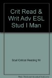 Critical Reading and Writing for Advanced ESL Students Teachers Edition, Instructors Manual, etc.  9780131940284 Front Cover