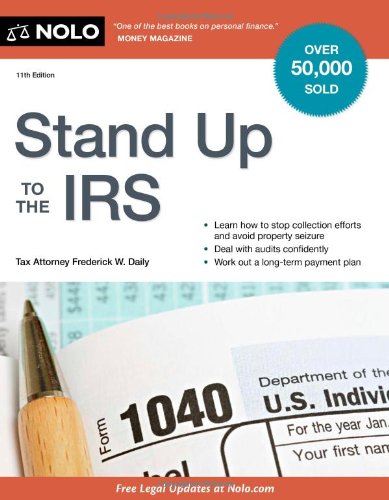 Stand up to the IRS  11th 2012 (Revised) 9781413313284 Front Cover