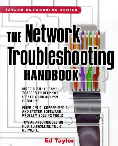 Network Troubleshooting Handbook 1st 1999 9780071342285 Front Cover