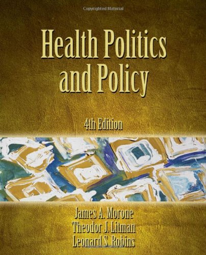 Health Politics and Policy  4th 2009 (Revised) 9781418014285 Front Cover