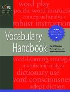 Vocabulary Handbook   2007 9781557669285 Front Cover