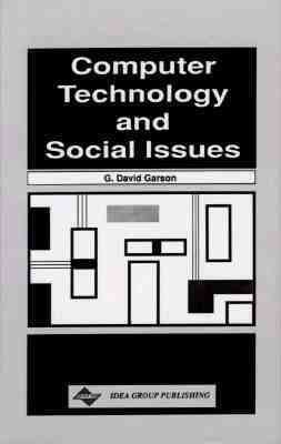 Computer Technology and Social Issues   1995 9781878289285 Front Cover