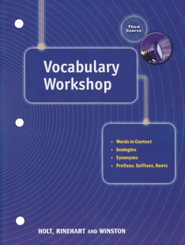 Vocabulary Workshop N/A 9780030560286 Front Cover