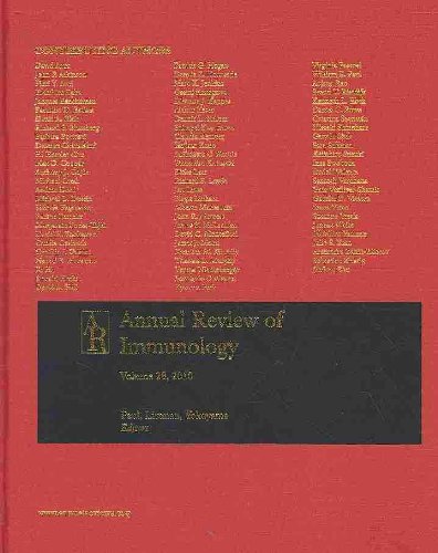 Annual Review of Immunology   2010 9780824330286 Front Cover