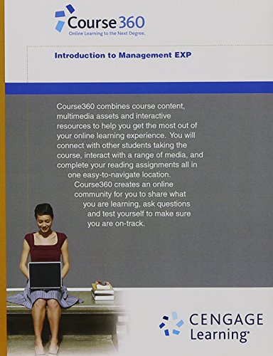 Course360 Introduction to Management EXP Printed Access Card   2013 9781111765286 Front Cover