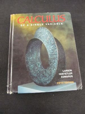 Calculus of a Single Variable:   2013 9781285060286 Front Cover