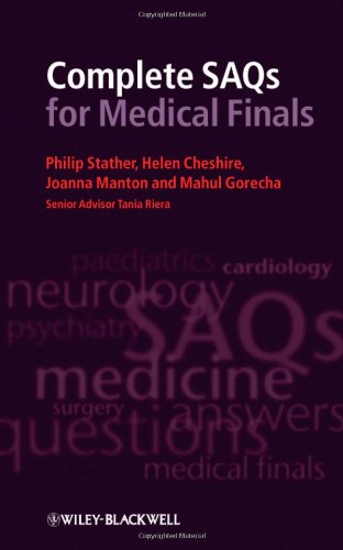 Complete SAQs for Medical Finals   2010 9781405189286 Front Cover