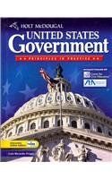 Holt Mcdougal United States Government: Principles in Practice Student Edition Grades 9-12 2010  2009 9780030930287 Front Cover