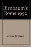 Birnbaum's Rome 1992 N/A 9780062780287 Front Cover