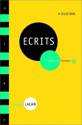 Ecrits A Selection  2004 9780393325287 Front Cover