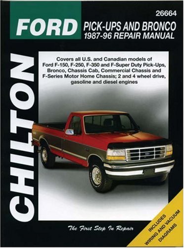 CH Ford PickUps Bronco F150-350 1976-96 - USE9781620922941   1997 (Revised) 9780801988288 Front Cover