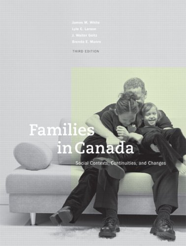 FAMILIES IN CANADA >CANADIAN E 3rd 2005 9780131776289 Front Cover