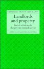 Landlords and Property Social Relations in the Private Rented Sector  1989 9780521360289 Front Cover