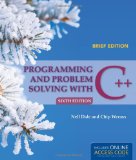 Programming and Problem Solving with C++  6th 2014 9781449694289 Front Cover