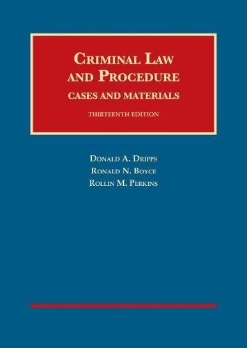 CRIMINAL LAW+PROC.-CS.+MTRLS.           N/A 9781634609289 Front Cover