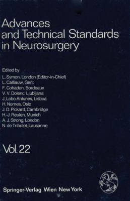 Advances and Technical Standards in Neurosurgery   1995 9783709174289 Front Cover