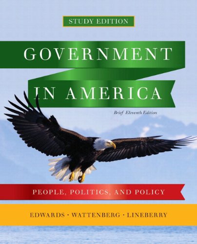 Government in America People, Politics, and Policy 11th 2011 9780205073290 Front Cover