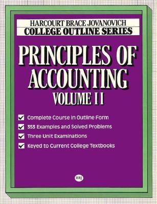 Principles of Accounting II N/A 9780156000291 Front Cover