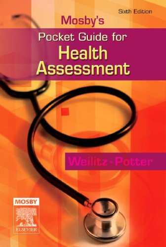 Mosby's Pocket Guide for Health Assessment  6th 2007 (Revised) 9780323042291 Front Cover
