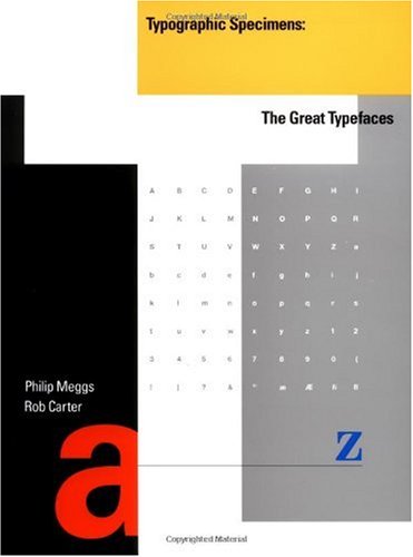 Typographic Specimens The Great Typefaces  1993 9780471284291 Front Cover