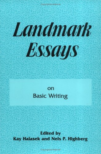 Landmark Essays on Basic Writing Volume 18  2001 9781880393291 Front Cover