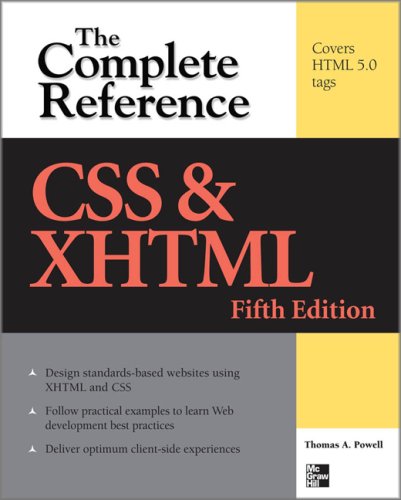 HTML &amp; CSS: the Complete Reference, Fifth Edition  5th 2010 (Revised) 9780071496292 Front Cover