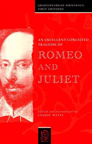 Excellent Conceited Tragedie of Romeo and Juliet  1st 1995 9780133556292 Front Cover
