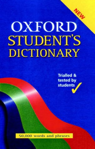 The Oxford Student's Dictionary N/A 9780199107292 Front Cover